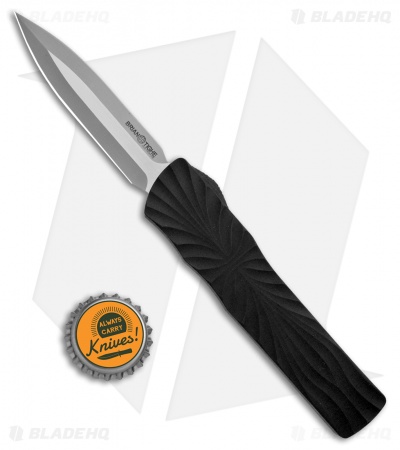 Brian Tighe & Friends Twist Tighe D/E OTF Automatic Knife Black (3.6" Stonewash)