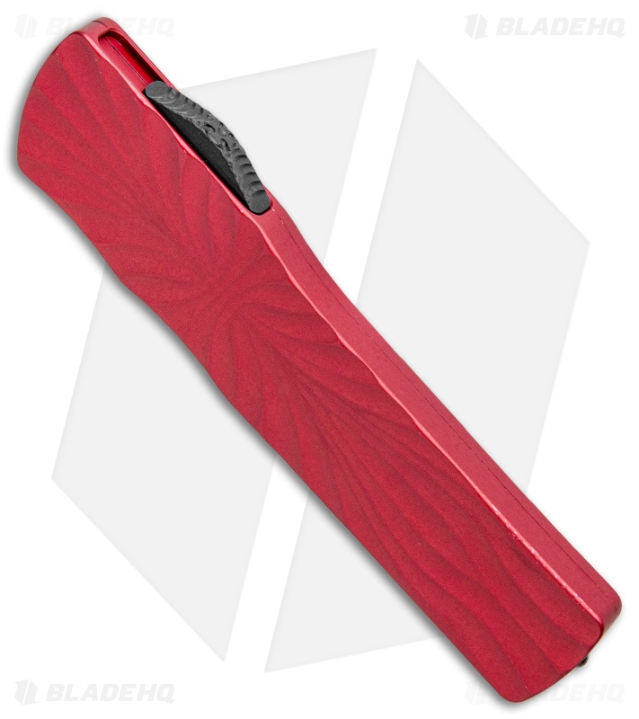 Brian Tighe & Friends Small Twist Tighe Tanto OTF Knife Red  (2.75" Stonewash)