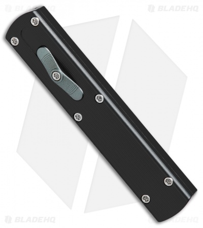 D Rocket Designs Zulu Spear D/A OTF Automatic Knife Black (2.8" Satin)