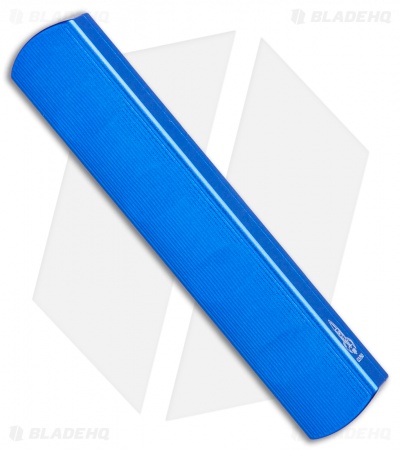 D Rocket Designs Zulu Spear D/A OTF Automatic Knife Blue (2.8" Satin)