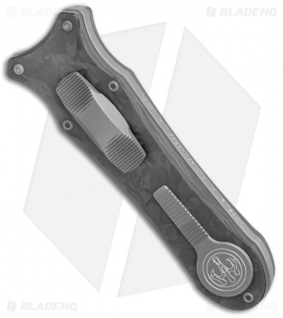 G&G Hawk Custom Deadlock Model B D/A OTF Automatic Knife CF/Ti (3.75" Dagger)