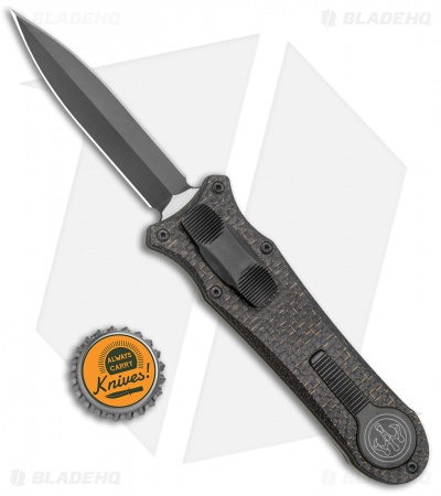 G&G Hawk Custom Deadlock Model B Dagger D/A OTF Knife Lightning CF (3.75" DLC)