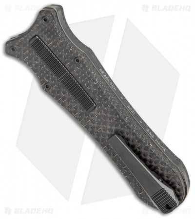 G&G Hawk Custom Deadlock Model B Dagger D/A OTF Knife Lightning CF (3.75" DLC)