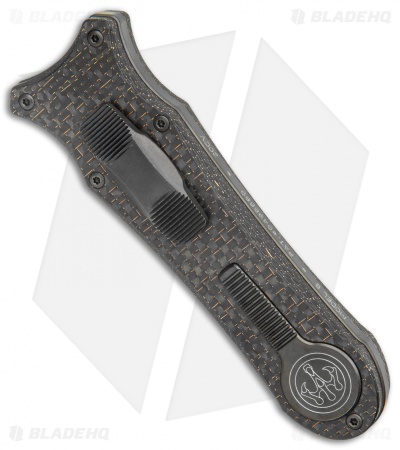 G&G Hawk Custom Deadlock Model B Dagger D/A OTF Knife Lightning CF (3.75" DLC)