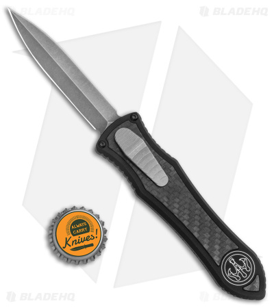 G&G Hawk Custom Deadlock Model C D/A OTF Automatic Dagger Knife CF/Al (3.5" SW)