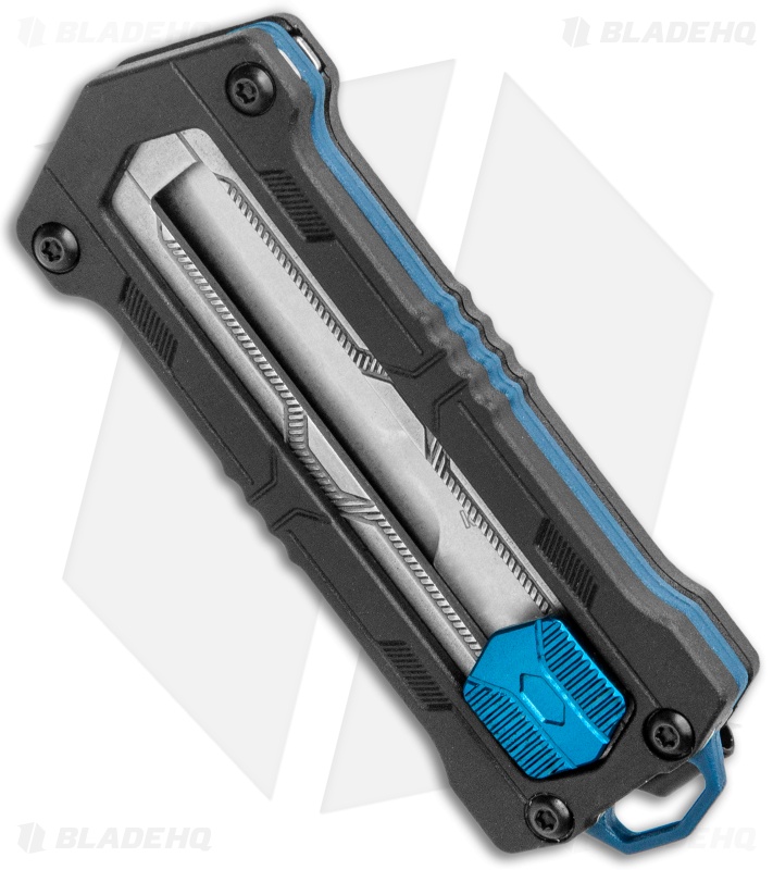 Kershaw Jens Anso Kapsule Manual Sliding Button Lock OTF Knife (1.9" Satin)