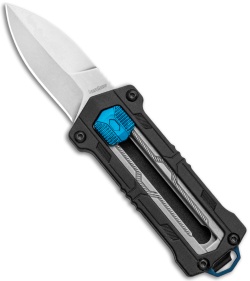 Kershaw Jens Anso Kapsule Manual Sliding Button Lock OTF Knife (1.9" Satin)