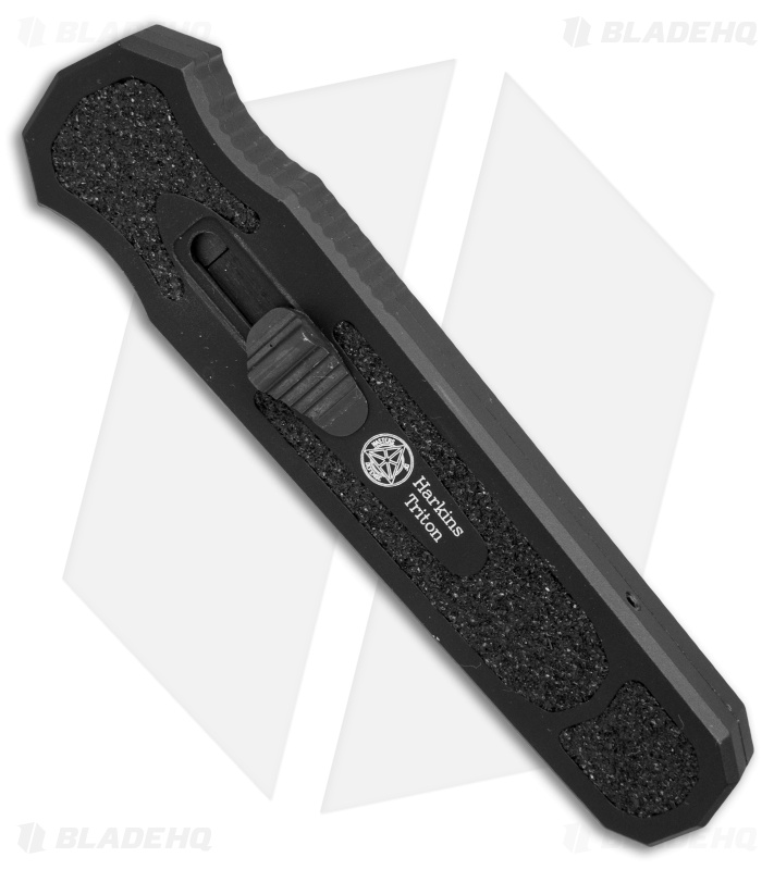 MOD Triton D/A Dagger OTF Automatic Knife Black (3.6" Black) 45-7