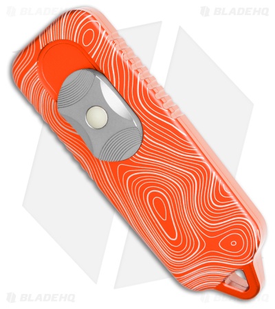 Prometheus Design Werx SPD CAS MagnaCut OTF Knife Orange Topo (1.9" Satin)