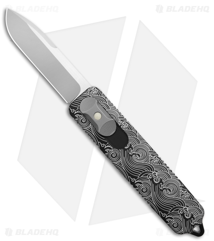 Prometheus Design Werx SPD UFO OTF Knife Black Wave (BB)