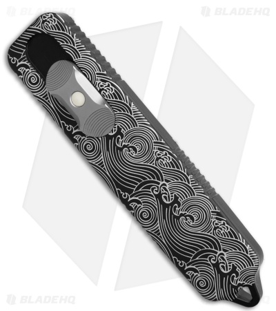Prometheus Design Werx SPD UFO MagnaCut OTF Knife Black Wave (3.25" BB)
