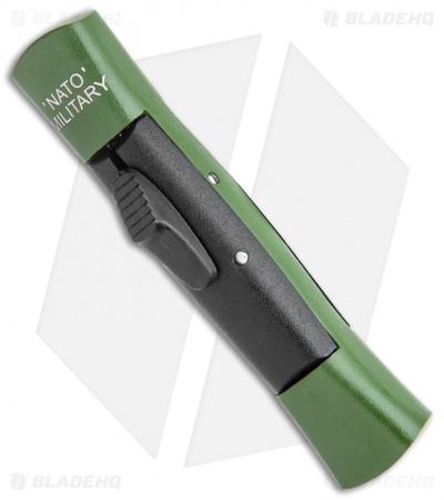 AKC 007 Concord NATO Military Green/Black Dagger OTF Auto Knife (2.8" Satin)