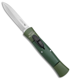 AKC 007 Concord NATO Military OTF Automatic Knife OD Green (2.75" Satin Dagger)