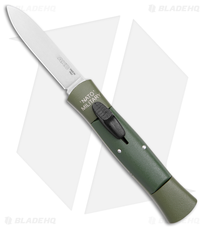 AKC 007 Concord NATO Military OTF Automatic Knife OD Green (2.75" Satin Flat)