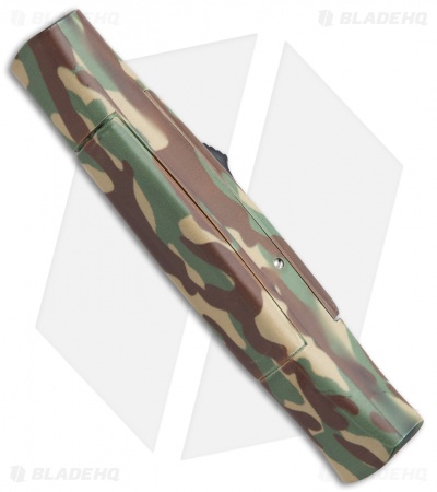 AKC 077 Concord OTF Automatic Knife Green Camo (3.25" Gold )