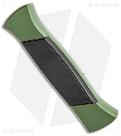 AKC 777 Blackfinger OTF Automatic Knife Green/Black (3.375" Black Flat)