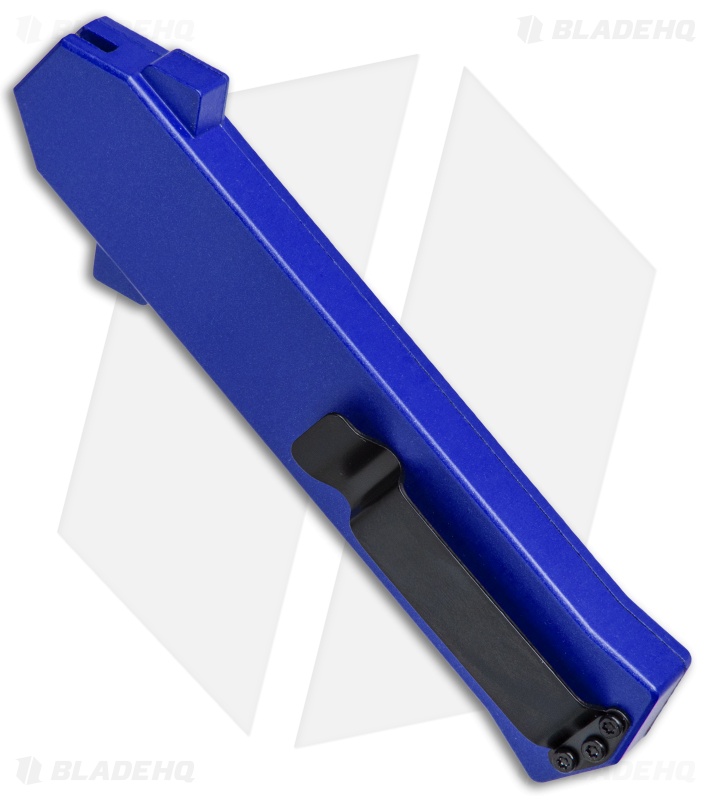 AKC F-16 D/A Bayonet OTF Automatic Knife Blue (3.3" Satin)