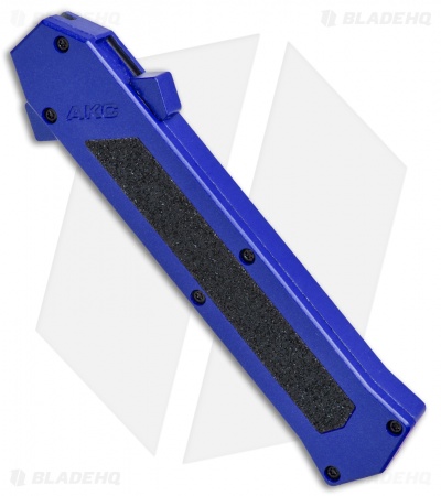 AKC F-16 D/A Bayonet OTF Automatic Knife Blue (3.3" Satin)