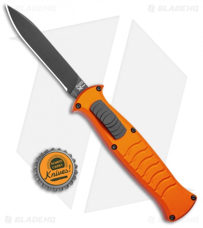 AKC X-treme EVO OTF Automatic Knife Orange (3.5" Black)