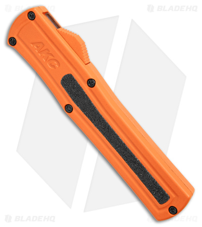 AKC F-20 D/A Dagger OTF Automatic Knife Orange Aluminum (3.6" Satin)