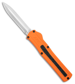 AKC F-20 D/A Dagger OTF Automatic Knife Orange Aluminum (3.6&quot; Satin) | 188996