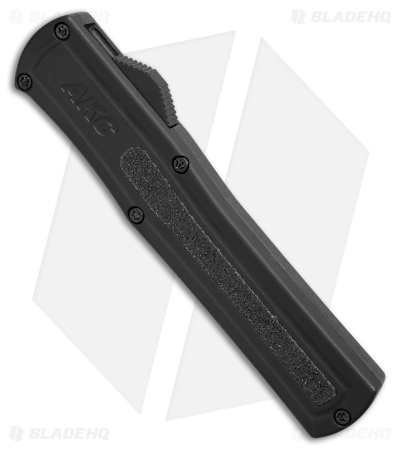 AKC F-20 Dagger D/A OTF Automatic Knife Black Aluminum (3.6" Black)