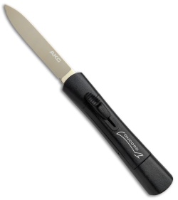 AKC Concord OTF Automatic Knife Black (3.25" Gold Flat)