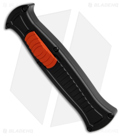 AKC X-treme EVO R OTF Automatic Knife Black Aluminum/Orange Slide (3.5" Black)