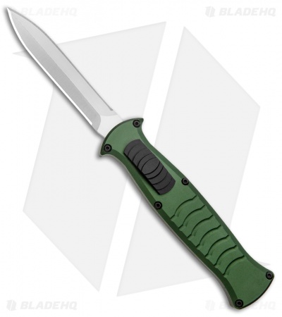 AKC X-treme EVO OTF Automatic Knife Green (3.5" Satin DE Dagger)