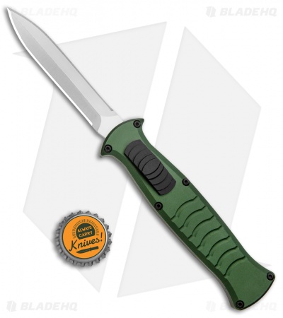 AKC X-treme EVO OTF Automatic Knife Green (3.5" Satin DE Dagger)