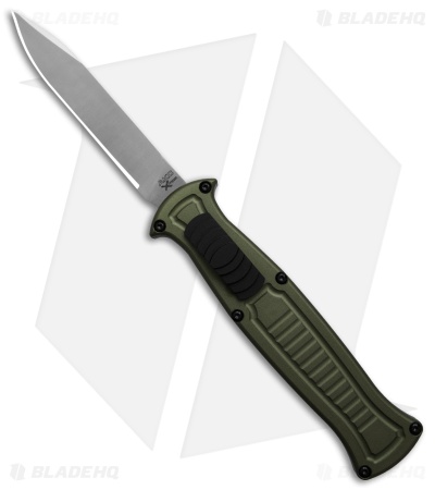 AKC X-treme EVO R OTF Automatic Knife Green Aluminum (3.5" Satin)