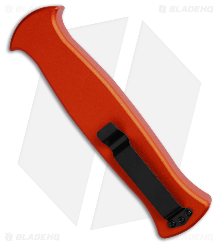 AKC X-treme EVO R OTF Automatic Knife Orange Aluminum (3.5" Black)