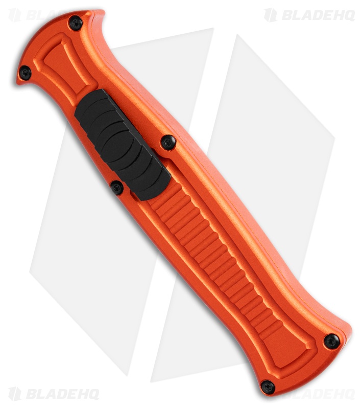 AKC X-treme EVO R OTF Automatic Knife Orange Aluminum/Black Slide (3.5" Black)