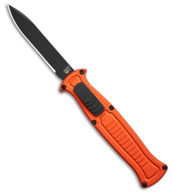 AKC X-treme EVO R OTF Automatic Knife Orange Aluminum/Black Slide (3.5" Black)