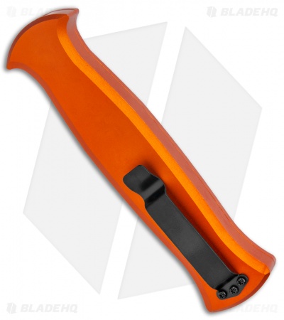 AKC X-treme EVO OTF Automatic Knife Orange (3.5" Black)