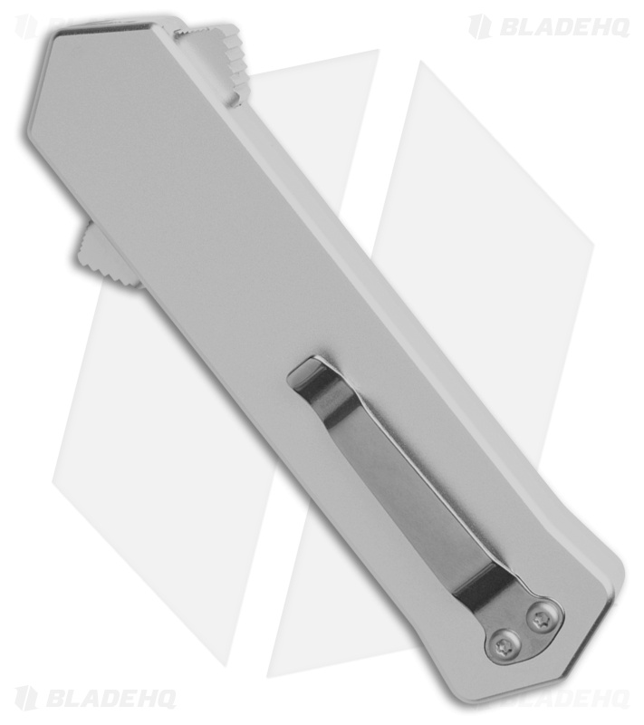 AKC F-14 D/A Bayonet OTF Automatic Knife Aluminum/Abalone (2.4" Satin)