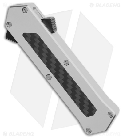 AKC F-14 D/A Bayonet OTF Automatic Knife Aluminum/CF (2.4" Satin)