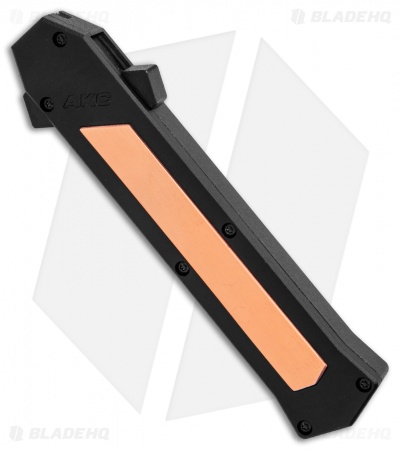 AKC F-16 Bayonet D/A OTF Automatic Knife Copper (3.3" Satin)