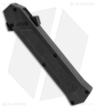 AKC F-16 D/A Bayonet OTF Automatic Knife Black (3.3" Two Tone)