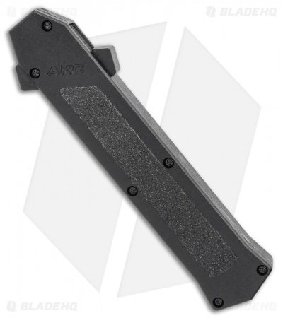 AKC F-16 D/A Dagger OTF Automatic Knife Black (3.3" Two Tone)