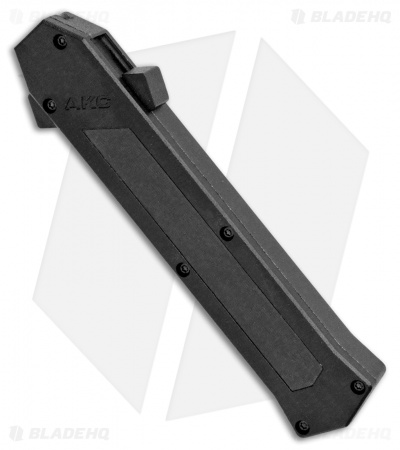 AKC F-16 D/A Dagger OTF Automatic Knife Black Carbon Fiber (3.3" Satin)