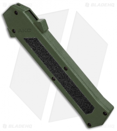 AKC F-16 D/A Dagger OTF Automatic Knife Green (3.3" Satin)