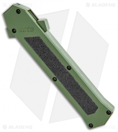AKC F-16 D/A Dagger OTF Automatic Knife Green (3.3" Two Tone)
