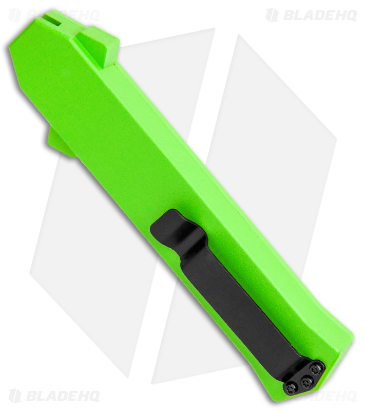 AKC F-16 D/A Dagger OTF Automatic Knife Neon Green (3.3" Satin)