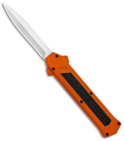 AKC F-16 D/A Dagger OTF Automatic Knife Orange (3.3" Satin)