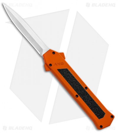 AKC F-16 D/A Dagger OTF Automatic Knife Orange (3.3" Satin)