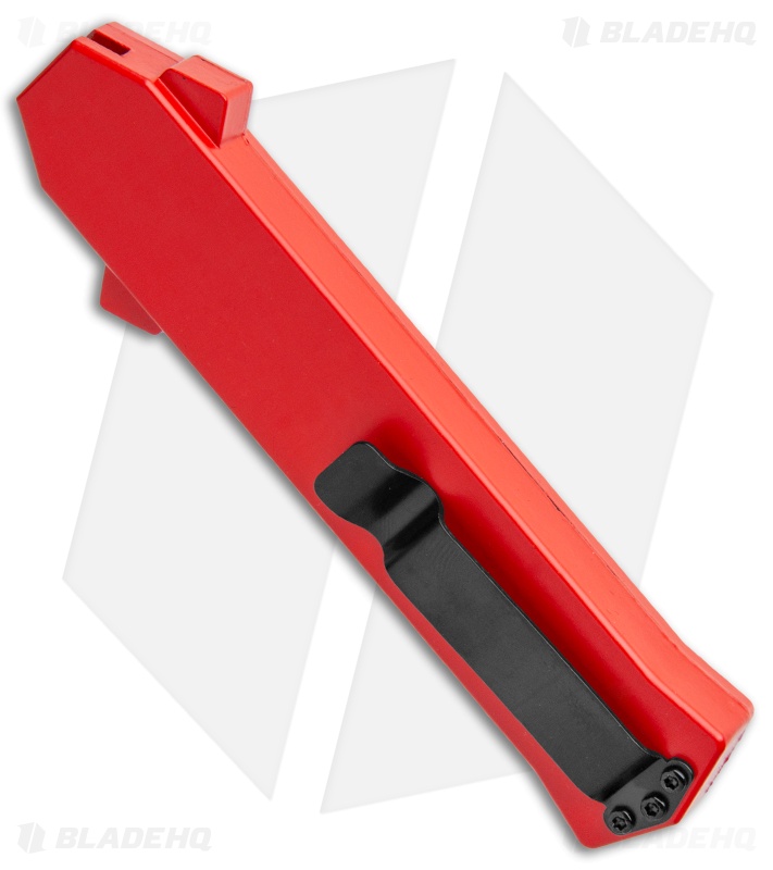 AKC F-16 D/A Dagger OTF Automatic Knife Red (3.3" Two Tone)