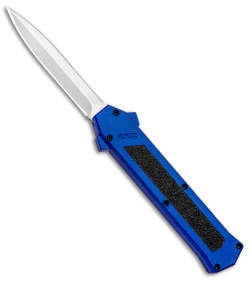 AKC F-16 D/A Dagger OTF Automatic Knife Blue (3.3" Satin)