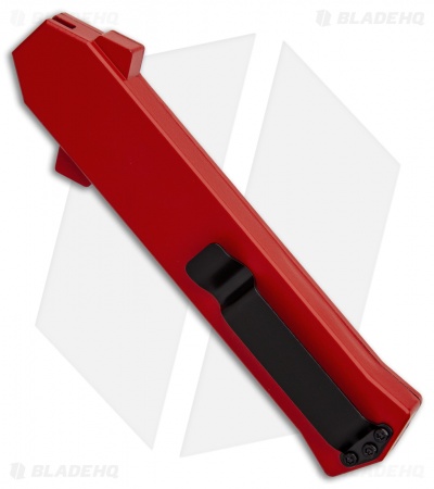 AKC F-16 D/A Dagger OTF Automatic Knife Red (3.3" Satin)