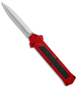 AKC F-16 D/A Dagger OTF Automatic Knife Red (3.3&quot; Satin) | 97598